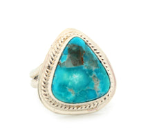 Load image into Gallery viewer, Navajo Native American Sierra Nevada Turquoise Ring Size 6 1/2 by Piaso SKU233255