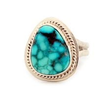 Load image into Gallery viewer, Navajo Native American Sierra Nevada Turquoise Ring Size 8 1/2 by Piaso SKU233256