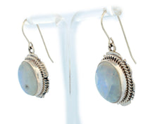 Load image into Gallery viewer, Navajo Native American Moon Stone Earrings by Jake Sampson SKU233262