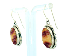 Load image into Gallery viewer, Navajo Native American Spiny Oyster Shell Earrings by Lucy Jake SKU233264