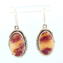 Load image into Gallery viewer, Navajo Native American Spiny Oyster Shell Earrings by Lucy Jake SKU233264
