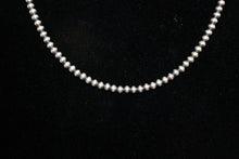 Load image into Gallery viewer, Non Native 17 1/2 Inch 4mm Sterling Silver Desert Pearl Necklace SKU233266