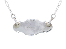 Load image into Gallery viewer, Navajo Native American Royston Turquoise Bar Necklace by Francisco SKU233269