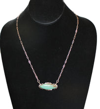 Load image into Gallery viewer, Navajo Native American Royston Turquoise Bar Necklace by Francisco SKU233269