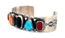 Load image into Gallery viewer, Navajo Native American Turquoise and Multi Stone Bracelet by Begay SKU233271