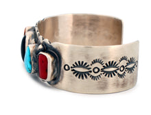 Load image into Gallery viewer, Navajo Native American Turquoise and Multi Stone Bracelet by Begay SKU233271