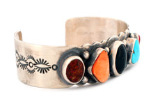 Load image into Gallery viewer, Navajo Native American Turquoise and Multi Stone Bracelet by Begay SKU233271