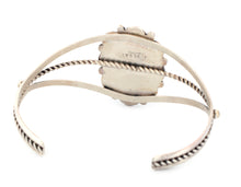 Load image into Gallery viewer, Navajo Native American Morenci Turquoise Bracelet by Junior Begay SKU233274