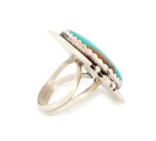 Load image into Gallery viewer, Navajo Native American Kingman Turquoise Ring Size 8 by Begay SKU233276