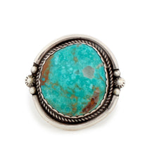 Load image into Gallery viewer, Navajo Native American Kingman Turquoise Ring Size 8 by Begay SKU233276