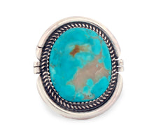 Load image into Gallery viewer, Navajo Native American Campitos Turquoise Ring Size 8 3/4 by Perry SKU233278