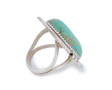 Load image into Gallery viewer, Navajo Native American Campitos Turquoise Ring Size 7 1/2 by Perry SKU233280