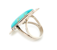 Load image into Gallery viewer, Navajo Native American Campitos Turquoise Ring Size 7 3/4 by Perry SKU233281