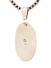 Load image into Gallery viewer, Navajo Native American Coral and Turquoise Buffalo Pendant by McCray SKU233283