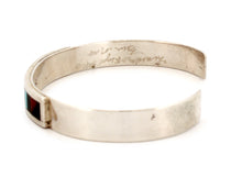 Load image into Gallery viewer, Zuni Native American Turquoise and Coral Inlay Bracelet   SKU233285