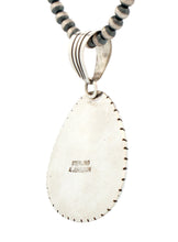 Load image into Gallery viewer, Navajo Native American Sonoran Gold Turquoise Pendant by Alice Johnson SKU233286