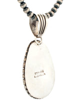 Load image into Gallery viewer, Navajo Native American Royston Turquoise Pendant by Alice Johnson SKU233287