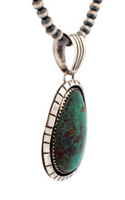 Load image into Gallery viewer, Navajo Native American Royston Turquoise Pendant by Alice Johnson SKU233287