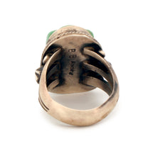 Load image into Gallery viewer, Navajo Native American Frog Fetish Turquoise Ring Size 7 by Begay SKU233312