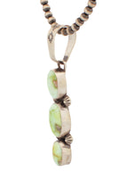 Load image into Gallery viewer, Navajo Native American Palomino Variscite Pendant by Livingston SKU233313