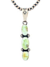 Load image into Gallery viewer, Navajo Native American Palomino Variscite Pendant by Livingston SKU233313