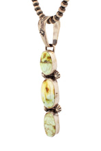 Load image into Gallery viewer, Navajo Native American Palomino Variscite Pendant by Livingston SKU233314