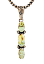 Load image into Gallery viewer, Navajo Native American Palomino Variscite Pendant by Livingston SKU233314