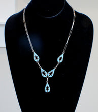 Load image into Gallery viewer, Zuni Native American Turquoise and Jet Necklace and Earring Set by Bobelu SKU233317