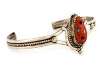 Load image into Gallery viewer, Zuni Native American Orange Spiny Shell Corn Bracelet by Etsate SKU233328