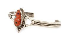 Load image into Gallery viewer, Zuni Native American Orange Spiny Shell Corn Bracelet by Etsate SKU233328