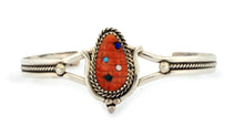 Load image into Gallery viewer, Zuni Native American Orange Spiny Shell Corn Bracelet by Etsate SKU233329