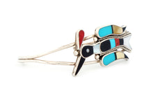 Load image into Gallery viewer, Zuni Native American Turquoise Inlay Peyote Bird Bracelet by Laiwakete SKU233335