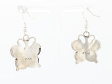 Load image into Gallery viewer, Zuni Native American Turquoise Inlay Butterfly Earrings by Jolica Dishta SKU233365