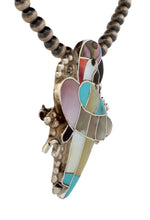 Load image into Gallery viewer, Zuni Native American Turquoise and Shell inlay Parrot Pin and Pendant SKU233377