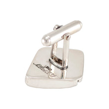 Load image into Gallery viewer, Mata Ortiz Broken Pottery Shard and Silver Cufflinks by Beltran NON NATIVE