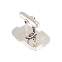 Load image into Gallery viewer, Mata Ortiz Broken Pottery Shard and Silver Cufflinks by Beltran NON NATIVE