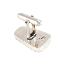 Load image into Gallery viewer, Mata Ortiz Broken Pottery Shard and Silver Cufflinks by Beltran NON NATIVE