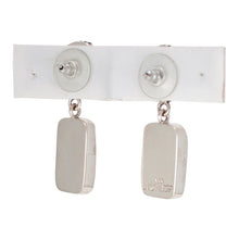 Load image into Gallery viewer, Mata Ortiz Broken Pottery Shard and Silver Earrings by Beltran NON NATIVE