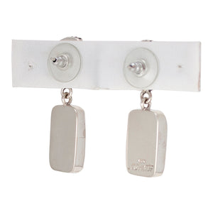 Mata Ortiz Broken Pottery Shard and Silver Earrings by Beltran NON NATIVE