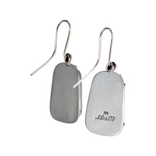 Load image into Gallery viewer, Mata Ortiz Broken Pottery Shard and Silver Earrings by Beltran NON NATIVE