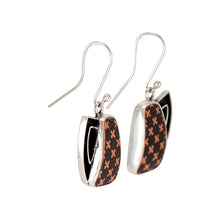 Load image into Gallery viewer, Mata Ortiz Broken Pottery Shard and Silver Earrings by Beltran NON NATIVE