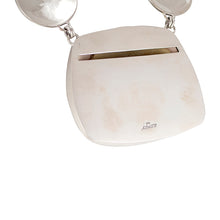 Load image into Gallery viewer, Mata Ortiz Broken Pottery Shard and Silver Necklace by Beltran NON NATIVE