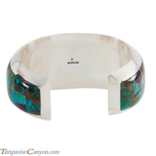 Load image into Gallery viewer, Navajo Native American Turquoise and Purple Shell Bracelet by Lee SKU224130
