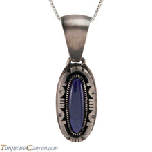 Load image into Gallery viewer, Navajo Native American Sugilite Pendant Necklace by Secatero SKU224314