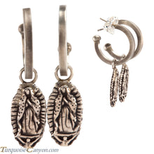 Load image into Gallery viewer, Navajo Native American Sterling Silver Earrings by Juan Willie SKU224501