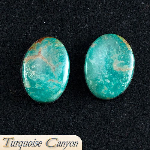 Set of Two Natural Kingman Mine Turquoise Loose Stones - 45.0 Carats SKU224681
