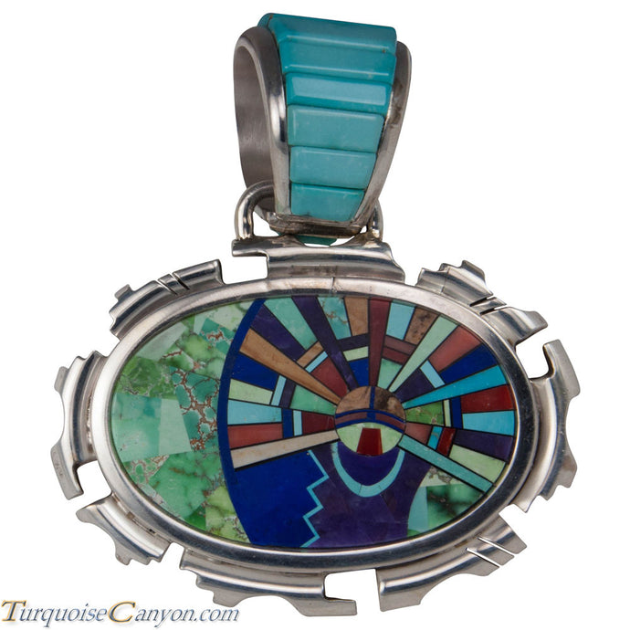 Navajo Native American Carico Lake Pendant by Calvin Desson SKU224711
