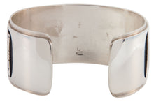 Load image into Gallery viewer, Hopi Native American Sterling Silver Pueblo Bracelet by Clifton Mowa SKU224774