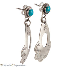 Load image into Gallery viewer, Navajo Native American Turquoise Earrings by Betty Ann Lee SKU225142