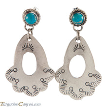 Load image into Gallery viewer, Navajo Native American Turquoise Earrings by Betty Ann Lee SKU225142